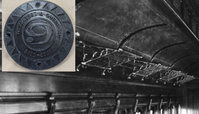 Donors who give $350 to sponsor a hat rack on Coach 9 will receive a 3D print of the cap placed over the truck pin on the floor of the car.