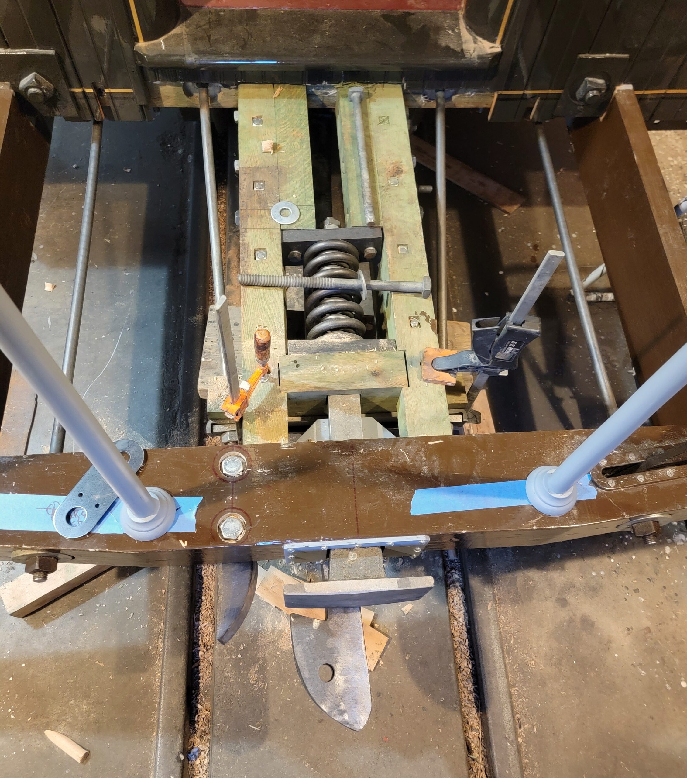 Miller Safety Platform and Couplers are being installed on Coach 9 being built by the volunteers of the WW&F Railway Museum in Alna, Maine.
