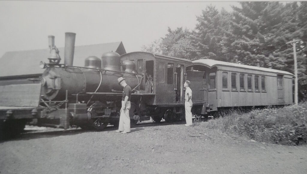 Historic photo of the Monson Railroad.