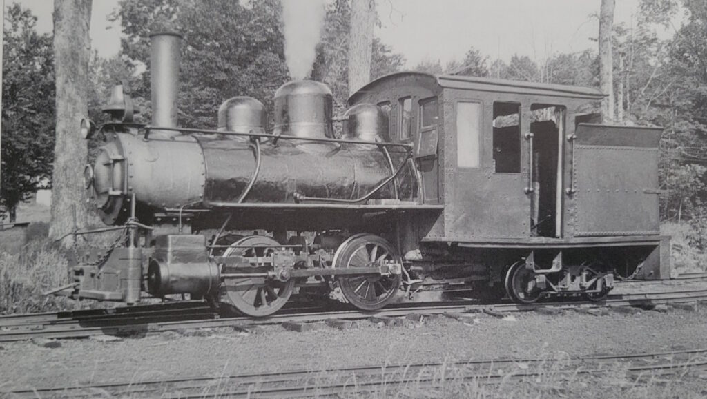 Historic photo of the Monson Railroad.