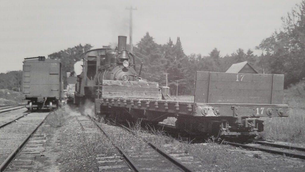 Historic photo of the Monson Railroad.