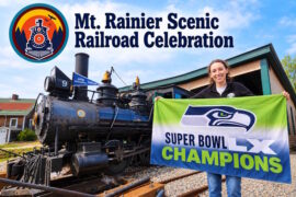 The WW&F will be fundraising for Mt. Rainier Scenic RR's bridge fire recovery on Aug. 22nd, 2026.
