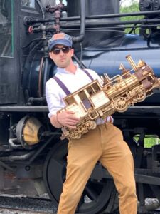 R. Duck Locomotive Works makes highly-detailed laser cut models of trains - including WW&F number 9.