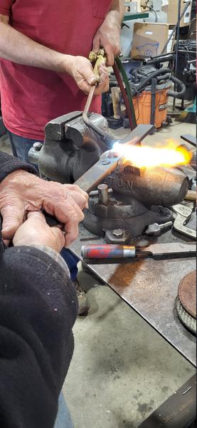 The end rails of Coach 9 are being fabricated by the dedicated volunteers of the WW&F Railway Museum in Alna, Maine.