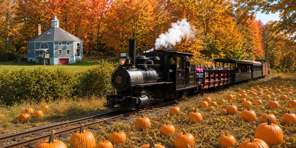 Pumpkin Pickin’ Train to SeaLyon Farm